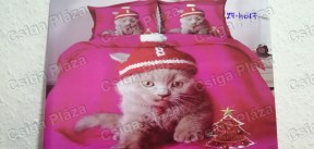 Karácsonyi ágynemű 7 részes szett | cicás ágynemű | 